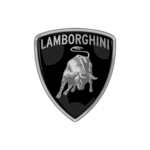 Logo Lamborghini noir et blanc